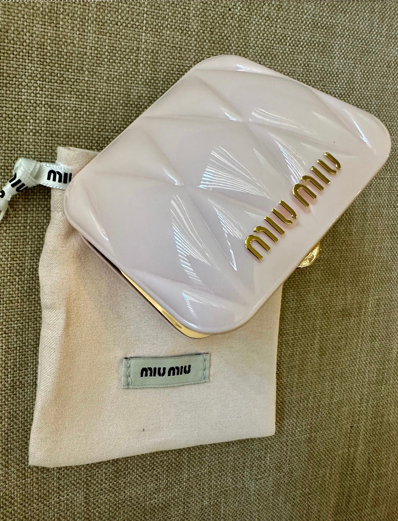 Miu Miu Compact Mirror Pink
