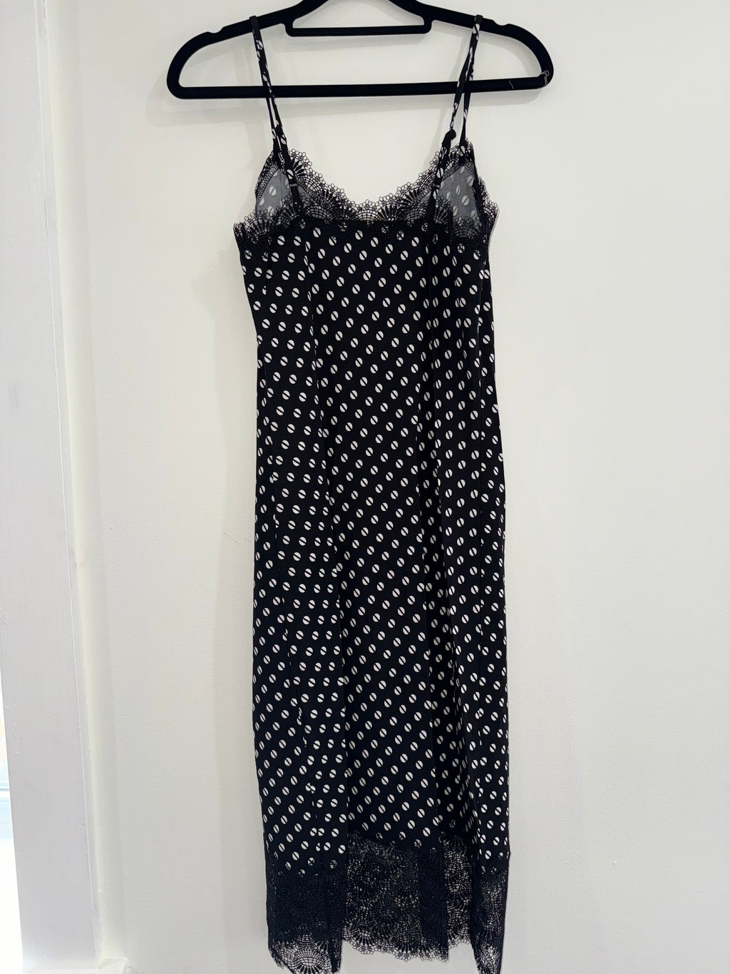 Michael Kors Dot Matte-Jersey Slip Dress