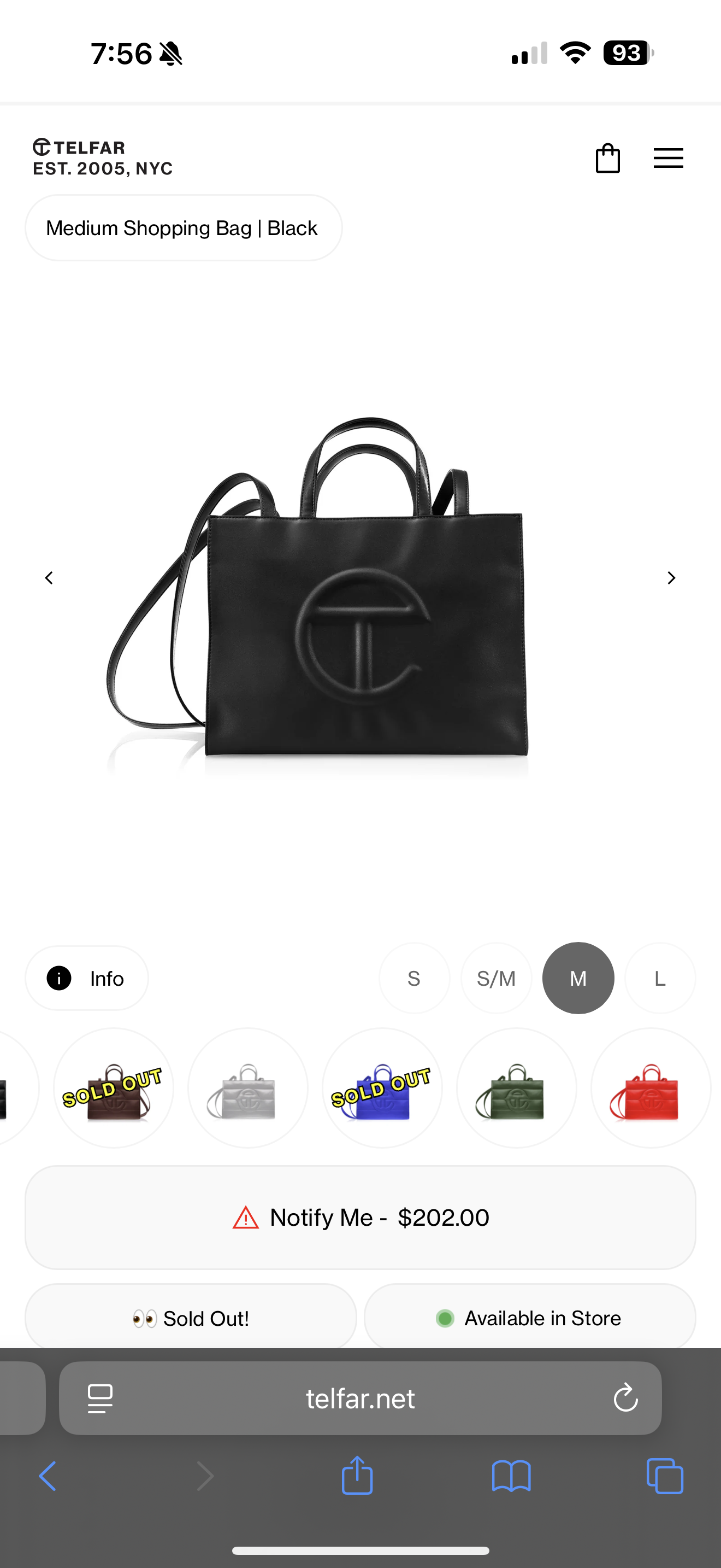 Telfar Matte Black